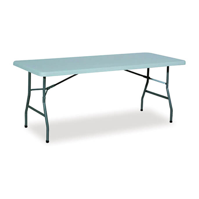 Table de réception pliante pour collectivité en polyéthylène Eureka